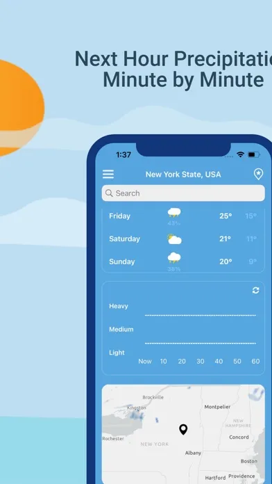 Dark Sky Tech Weather App应用截图